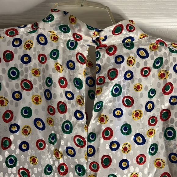 EUC VINTAGE NOTATIONS BLOUSE - Picture 4 of 4